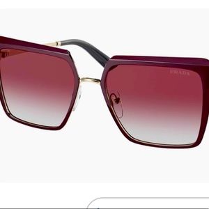 Prada sunglasses Oversized square metal sunglasses PRADA SPR 58W frame